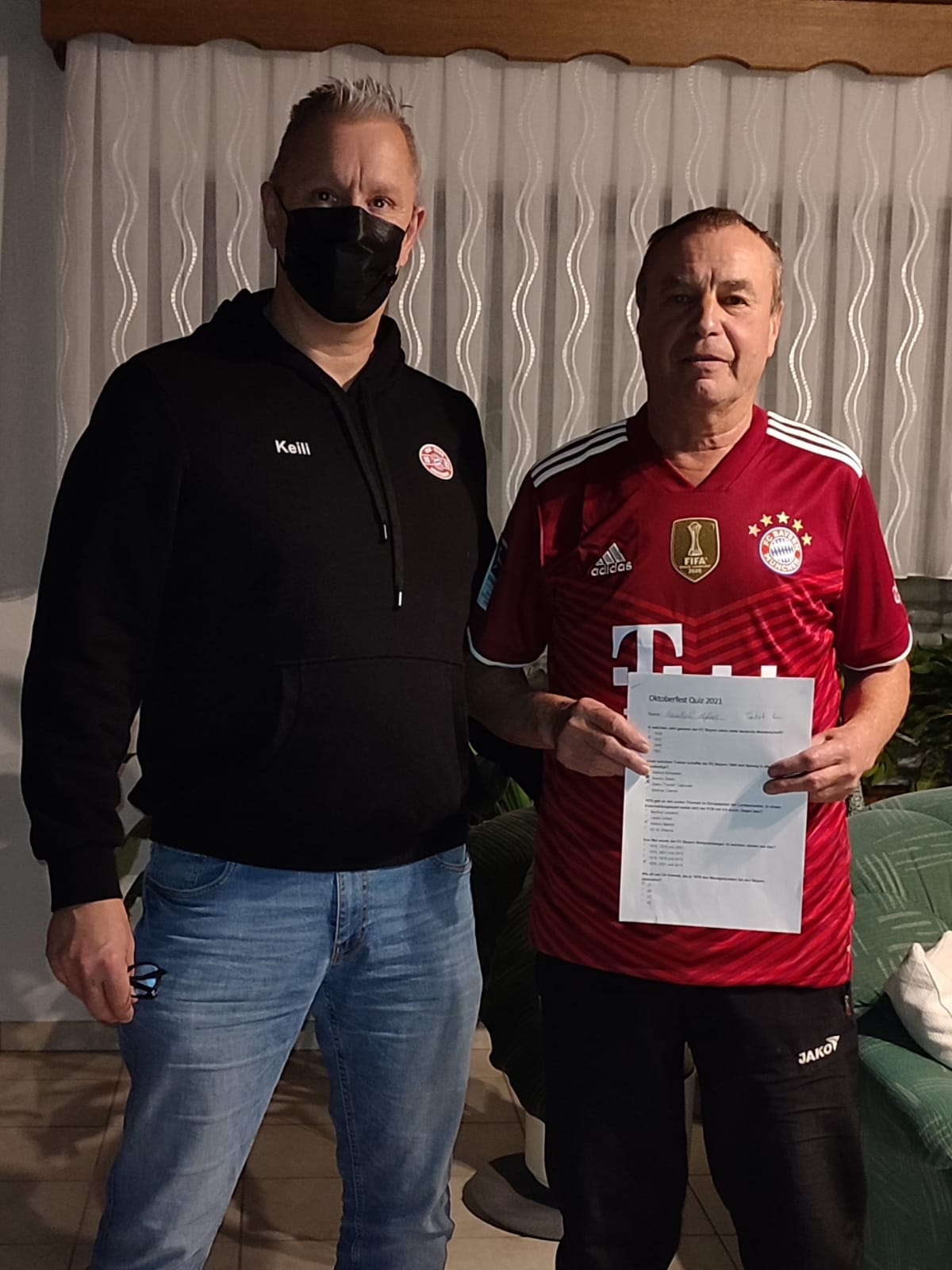 Reinhold Hefner - Der Gewinner des FC Bayern Fanclub Oktoberfest Quiz